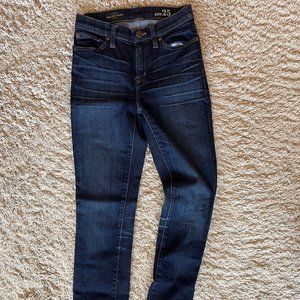 J Crew High Rise Blue Skinny Jean - Size 25